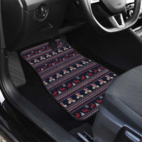 Santa Claus On Mountain Bike Car Mats Christmas Gifts DT04 - Wonder Print Shop