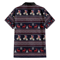 Santa Claus On Mountain Bike Family Matching Short Sleeve Bodycon Dress and Hawaiian Shirt Christmas Gifts DT04 - Wonder Print Shop