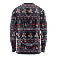 Santa Claus On Mountain Bike Long Sleeve Shirt Christmas Gifts DT04 - Wonder Print Shop