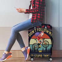 Santa Claus On Mountain Bike Luggage Cover Christmas Gifts DT04 - Wonder Print Shop