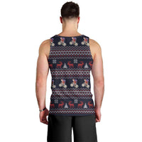 Santa Claus On Mountain Bike Men Tank Top Christmas Gifts DT04 - Wonder Print Shop
