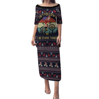 Santa Claus On Mountain Bike Puletasi Christmas Gifts DT04 - Wonder Print Shop