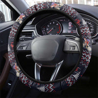 Santa Claus On Mountain Bike Steering Wheel Cover Christmas Gifts DT04 - Wonder Print Shop