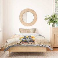 African Bedding Set Civil Rights Female Leaders Sunflower