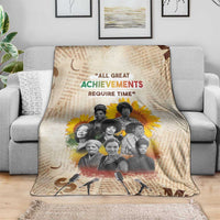 African Blanket Civil Rights Female Leaders Sunflower