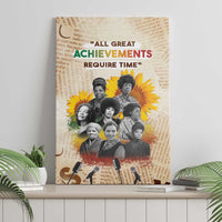 African Canvas Wall Art Civil Rights Female Leaders Sunflower