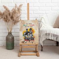 African Canvas Wall Art Civil Rights Female Leaders Sunflower