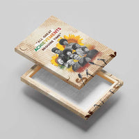 African Canvas Wall Art Civil Rights Female Leaders Sunflower