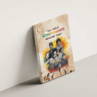 African Canvas Wall Art Civil Rights Female Leaders Sunflower