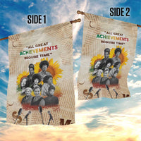 African Garden Flag Civil Rights Female Leaders Sunflower