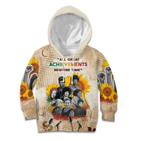 African Kid Hoodie Civil Rights Female Leaders Sunflower