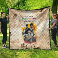 African Quilt Civil Rights Female Leaders Sunflower
