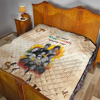 African Quilt Civil Rights Female Leaders Sunflower