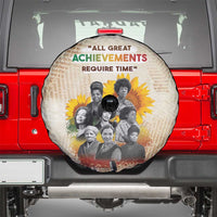 African Spare Tire Cover Civil Rights Female Leaders Sunflower
