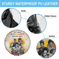 African Spare Tire Cover Civil Rights Female Leaders Sunflower