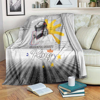 Coretta Scott King Blanket Honoring The Legacy Hand Draw Style