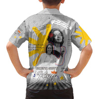 Coretta Scott King Kid Hawaiian Shirt Honoring The Legacy Hand Draw Style