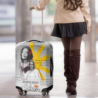 Coretta Scott King Luggage Cover Honoring The Legacy Hand Draw Style