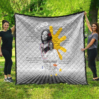 Coretta Scott King Quilt Honoring The Legacy Hand Draw Style
