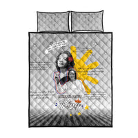 Coretta Scott King Quilt Bed Set Honoring The Legacy Hand Draw Style