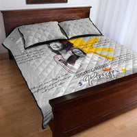 Coretta Scott King Quilt Bed Set Honoring The Legacy Hand Draw Style