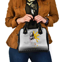 Coretta Scott King Shoulder Handbag Honoring The Legacy Hand Draw Style