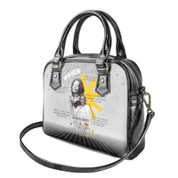 Coretta Scott King Shoulder Handbag Honoring The Legacy Hand Draw Style