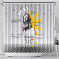 Coretta Scott King Shower Curtain Honoring The Legacy Hand Draw Style