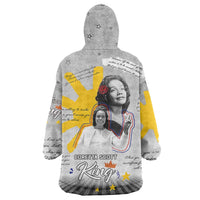 Coretta Scott King Wearable Blanket Hoodie Honoring The Legacy Hand Draw Style