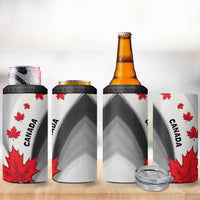 Canada Maple Leaf 4 in 1 Can Cooler Tumbler Unique Style