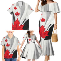 Canada Maple Leaf Family Matching Mermaid Dress and Hawaiian Shirt Unique Style