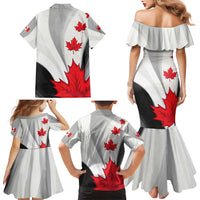 Canada Maple Leaf Family Matching Mermaid Dress and Hawaiian Shirt Unique Style