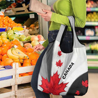 Canada Maple Leaf Grocery Bag Unique Style