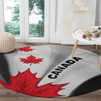 Canada Maple Leaf Round Carpet Unique Style