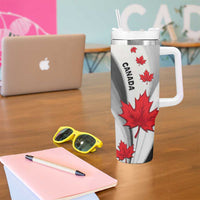 Canada Maple Leaf Tumbler With Handle Unique Style