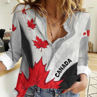 Canada Maple Leaf Women Casual Shirt Unique Style