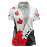 Canada Maple Leaf Women Polo Shirt Unique Style