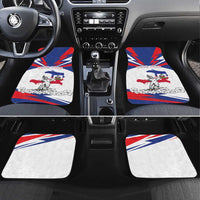 Haiti Heritage Month Car Mats Negre Marron With Hibiscus
