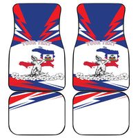 Haiti Heritage Month Car Mats Negre Marron With Hibiscus