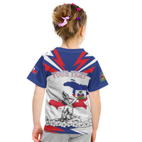 Personalized Haiti Heritage Month Kid T Shirt Negre Marron With Hibiscus