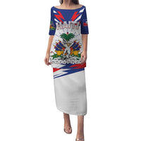 Personalized Haiti Heritage Month Puletasi Negre Marron With Hibiscus