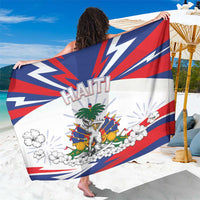 Haiti Heritage Month Sarong Negre Marron With Hibiscus