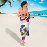 Haiti Heritage Month Sarong Negre Marron With Hibiscus