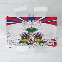 Haiti Heritage Month Tablecloth Negre Marron With Hibiscus