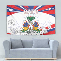 Haiti Heritage Month Tapestry Negre Marron With Hibiscus