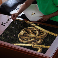 Egypt Uraeus Puzzle Gold Cobra Luxury Style