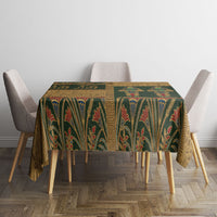 Egyptian God Osiris Tablecloth Green Pharaonic Hieroglyphic Patterns