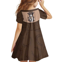 Cowcat Family Matching Puletasi and Hawaiian Shirt Cowboy Cat Meowdy Retro Western Yoke Brown - Wonder Print Shop