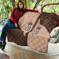 Cowcat Quilt Cowboy Cat Meowdy Retro Western Yoke Brown - Wonder Print Shop