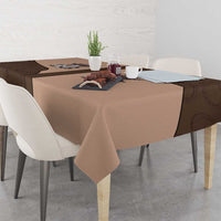 Cowcat Tablecloth Cowboy Cat Meowdy Retro Western Yoke Brown - Wonder Print Shop